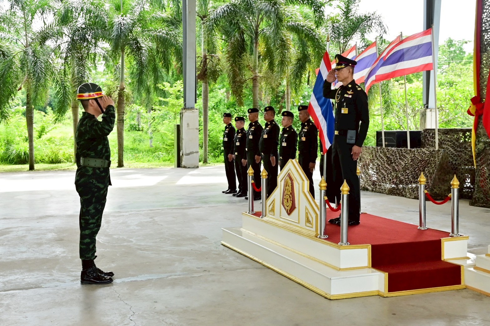ภาพพิธีเปิดการฝึกทหารใหม่ 1